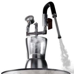 Aleman AK-74 spishällin maitohöyrystin | Ammattimainen kuiva höyry Latte Art -käyttöön