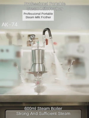 Aleman AK-74 spishällin maitohöyrystin | Ammattimainen kuiva höyry Latte Art -käyttöön