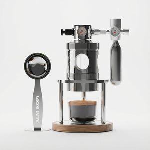 Aleman mikro pneumaattinen espressokone | Ilmatoiminen 58 mm pöytämalli