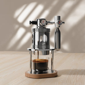 Aleman mikro pneumaattinen espressokone | Ilmatoiminen 58 mm pöytämalli