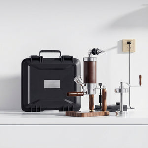 Aleman Nomad Hybrid Kannettava espressokone | Käsivetoinen ja pneumaattinen 2-in-1
