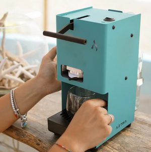 Aroma E.GO – Kannettava italialainen espressokone pusseille