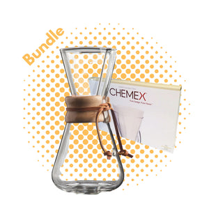 Chemex 3 kupillista + 100 suodatinta ESPRESSO GEAR