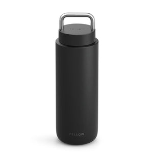 Svart isolerad termosmugg med handtag för bärbar dryck, del av Fellow, Take away, Bästsäljare, allt om kaffe.