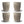 Muki 8oz Natural 4 kpl - Huskee HUSKEE