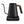 Musta sähköinen vedenkeitin kapealla nokalla ja puuelementillä, Timemorelta ja keitto-barista-espressoon liittyviä tarvikkeita