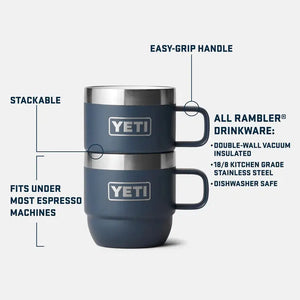 Rambler Pinottava Kuppi 177ml 2kpl - Valkoinen YETI