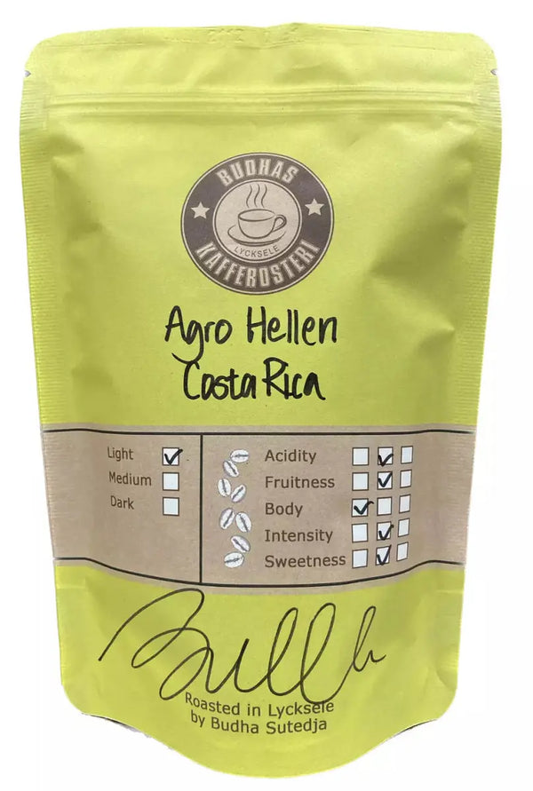 Agro Hellen - Kokopavut vaalea/keskipaahto suodatinvalmistukseen 250g - Barista ja Espresso