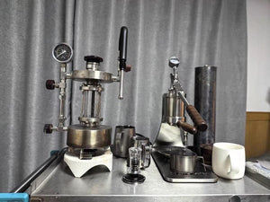 Aleman Sniper manuaalisella vivulla varustettu espressokone | Precision Tower ruostumattomasta teräksestä