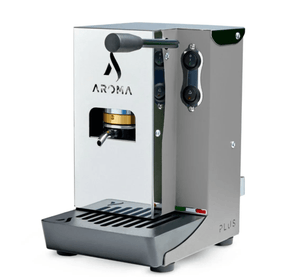 Aroma Plus+ – Kompakt italiensk espressomaskin för pods - Barista och Espresso