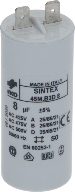 Eureka Kondensator 8 mf Mignon - Reservdel OEM nummer: 1013.0008
